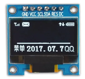 0,96-дюймовый 6P SPI Белый/Синий/Желто-синий OLED-модуль SSD1315 IC, Совместимый с интерфейсом SSD1306 IIC 128*64