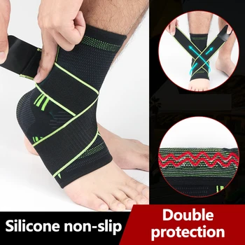 1 шт. защитная футбольная опора для голеностопа баскетбольный бандаж для голеностопа компрессионный нейлоновый ремень Протектор ремня