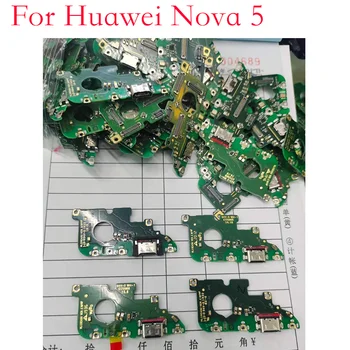 1 шт. Новая оригинальная плата зарядного порта для Huawei Nova 5 Nova5 док-станция для зарядки, USB-разъем, гибкий кабель