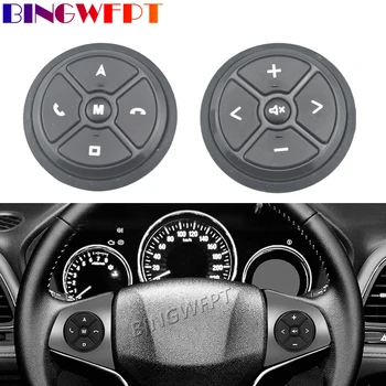10 Клавиш Беспроводная кнопка управления рулевым колесом автомобиля Для автомобильного радио DVD GPS Мультимедийная навигация Головное устройство Кнопка дистанционного управления