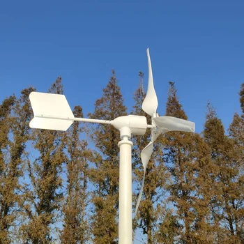 1000 Вт 1500 Вт 2000 Вт Ветряная турбина Генератор 12 В 24 В 48 В 96 В С контроллером Инвертор Бесплатная энергия для домашнего использования Высокая эффективность