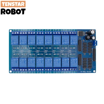 12 В 16-канальный релейный модуль для arduino ARM PIC AVR DSP Электронная релейная пластина изоляция ремня оптрона