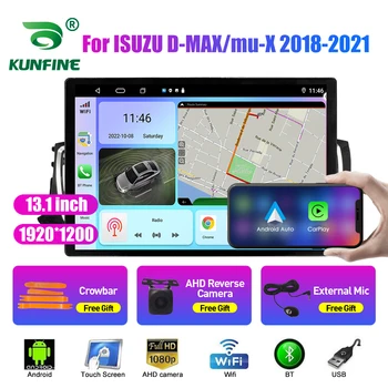 13,1-дюймовый Автомобильный Радиоприемник Для ISUZU D-MAX mu-X 2018-2021 Автомобильный DVD GPS Навигация Стерео Carplay 2 Din Центральный Мультимедийный Android Auto