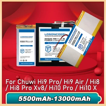 13000 мАч 5900 мАч Аккумулятор для Chuwi Hi9 Pro, Hi9 Air, Hi8/Hi8 Pro, Xv8 Для Ainol NOVO 7, Hi10 Pro, Hi10 X, Hi12 3 7 проводный