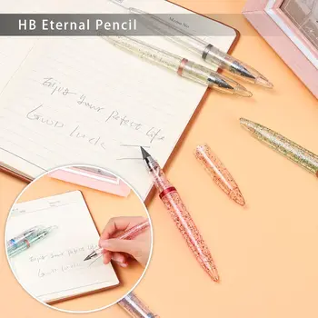 1ШТ Креативная Прочная Ручка без чернил для неограниченного письма HB Eternal Pencil Инструмент для рисования эскизов Письменными принадлежностями