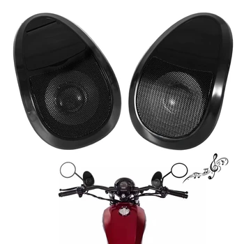 2,5-дюймовый мотоциклетный Bluetooth-динамик со светодиодной подсветкой, динамик MP3 FM-радиоплеера, стереозвук с монтажным кронштейном