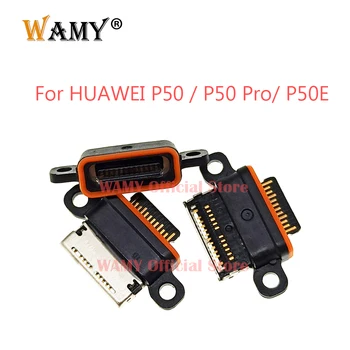 2-5 шт. Оригинал для HUAWEI P50/P50 Pro/P50E USB-док-станция для зарядки, разъем для зарядного устройства, порт Type C Jack