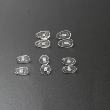 2000шт Оптовые очки для очков Силиконовые носовые накладки различных типов и размеров, часть носовой накладки для очков овальная круглая
