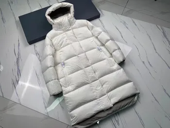 2022 Женская зимняя пуховая куртка, парка, модное пальто, утепленная теплая верхняя одежда, Ветрозащитная водонепроницаемая одежда -30