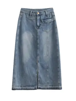 2023 04 Новая Весенне-летняя Женская Сексуальная Брендовая юбка из полиэстера