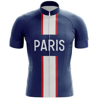 2023 Новая Мужская и Женская Велосипедная Майка Paris Saint-Germain Для Горного велосипеда, Зимняя Летняя рубашка MTB Champion Team Uniform