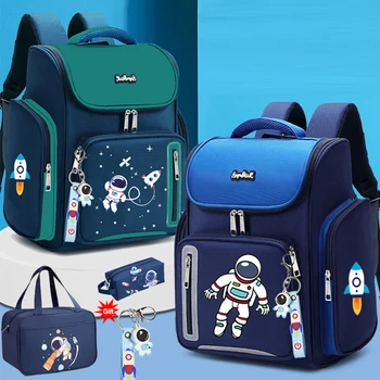 2023 Новый детский рюкзак для подростков с мультяшным Астронавтом, школьный рюкзак для начальной школы, водонепроницаемый рюкзак для мальчиков и девочек, ортопедический Mochila Infantile