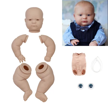 23-дюймовая кукла-Реборн 60 см, набор заготовок для поделок, реалистичные виниловые неокрашенные незаконченные куклы для девочек, игрушка Bonecas, Рождественский подарок