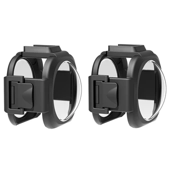 2X Защита объектива для Insta360 ONE RS, 1-дюймовая камера 360 Edition, Защитная крышка для объектива, аксессуары для камеры