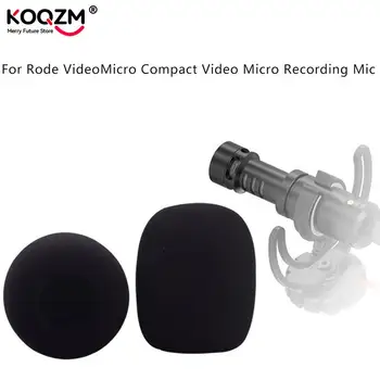 2шт микрофон Ветровое стекло Губка для лобового стекла пена для Rode VideoMicro Compact Video Micro Recording Mic Прямая поставка