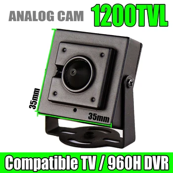 3,7 мм Конический Металлический 1200TVL Система Видеонаблюдения MINI Cctv Camera HD Micro Analog CVBS Совместимый Телевизор Для Дома Для Автомобиля 650 фильтр