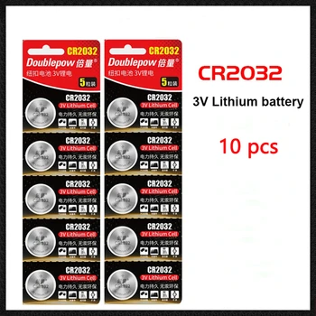 30шт Оригинальная Кнопка CR2032 3V Cell литиевый Пульт Дистанционного Управления Батареей CR2032 Калькулятор Счетчик Литиевых Батарей CR 2032 Бритва