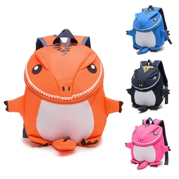 3D рюкзак с динозавром для мальчиков, детские рюкзаки, детский сад, Маленькая школьная сумка, школьные сумки с животными для девочек, рюкзак