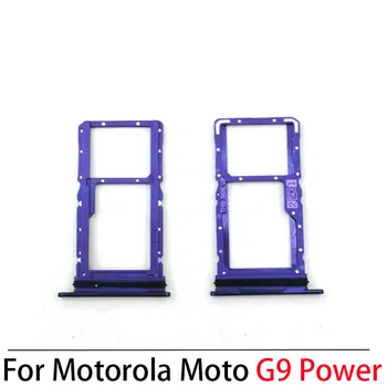 50 шт. для Motorola Moto G9 G9 Play Plus Power Держатель лотка для SIM-карты Слот адаптера Запасные Части для ремонта