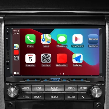 7-дюймовый автомобильный MP5-плеер, совместимый с Bluetooth, Apple Carplay Android Auto, Портативная автомобильная стереосистема HD USB TF, камера заднего вида, FM-приемник