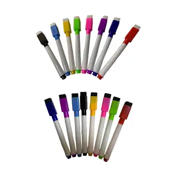 8 штук Перезаписываемых стираемых маркеров, ручка для рисования водой, маркеры для стирания, маркеры для белой доски для офисных досок, подарок