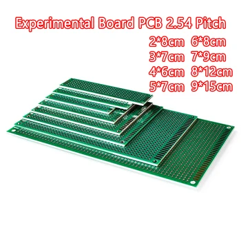9x15 8x12 7x9 6x8 5x7 4x6 3x7 2x8 см Двусторонний Прототип Diy Универсальная Печатная Плата PCB Protoboard Для Arduino