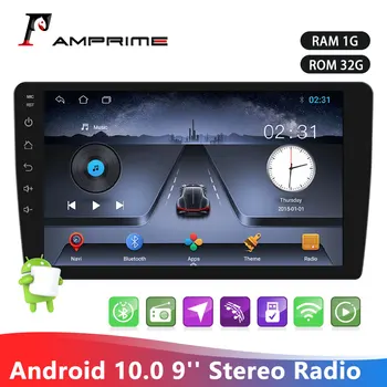 AMPrime Auto Radio 2 Din Android 10 GPS Навигация Автомобильное Радио Стерео Wifi Аудио Универсальный Мультимедийный Автомобильный Плеер Для toyota LADA