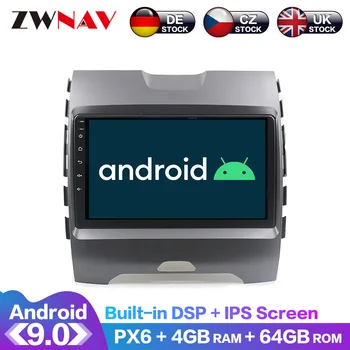 Android 10 128 ГБ DSP-радио, автомобильный DVD-плеер, GPS-навигация для Ford Ranger 2016 - 2019, Мультимедийный магнитофон
