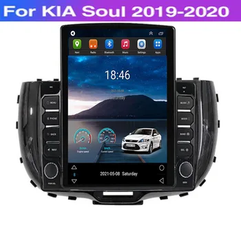 Android 12 для KIA Soul 2019-2021-2030 Автомобильный радиоприемник Tesla Type, мультимедийный видеоплеер, Навигация GPS RDS, без dvd