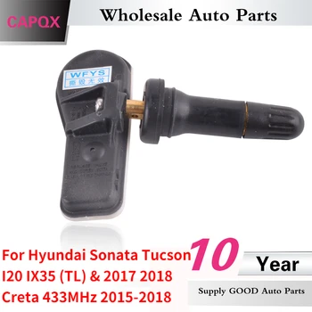 CAPQX Датчик давления в шинах 52933-C1100 Для Hyundai Sonata Tucson I20 IX35 (TL) и 2017 2018 Creta 433 МГц 2015 2016 2017 2018