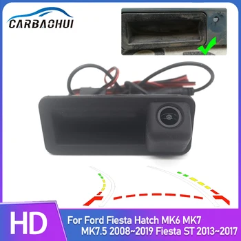 CCD Камера Заднего Вида Автомобиля Ручка Багажника Камера Водонепроницаемая Для Ford Fiesta Hatch MK6 MK7 MK7.5 2008 ~ 2019 Fiesta ST 2013 ~ 2017