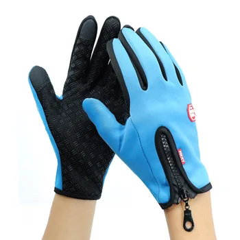 COYOCO Ветрозащитные нескользящие перчатки с сенсорным экраном для езды на велосипеде и мотоцикле для мужчин и женщин, теплый уличный спортивный велосипед для жаркой зимы