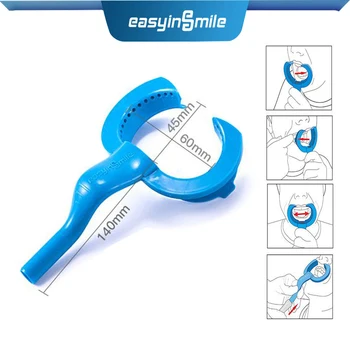 Easyinsmile Стоматологический ретрактор для щек, губ, Ортодонтический реквизит для рта, открывалка, Эжектор для отсасывания слюны, автоклав HVE
