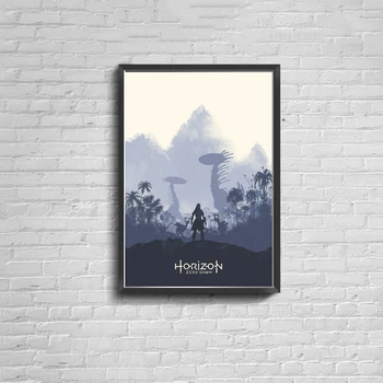 Horizon Zero Dawn Aloy игровой плакат, печать на холсте, украшение для дома, настенная живопись (без рамки)