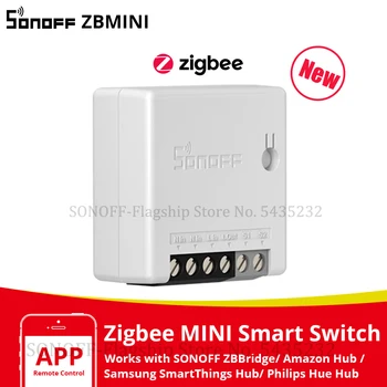 Itead SONOFF ZBMINI Zigbee 3.0 Двухсторонний Смарт-переключатель С таймером Smart Home Работает с SmartThings Alexa Google Home e-WeLink