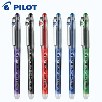 Japan Pilot P500 Выдвижные Шариковые Гелевые ручки с шариковой ручкой Большой емкости 0,5 мм Extra Fine boligrafo gel Идеально подходит для экзамена ручка