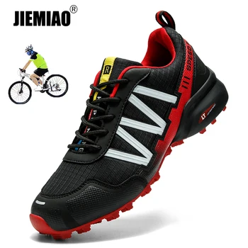 JIEMIAO Повседневная велосипедная обувь MTB, мужская мотоциклетная обувь, обувь для горных велосипедов, треккинговые кроссовки Zapatillas Ciclismo