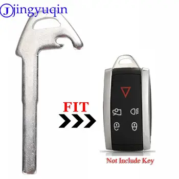 jingyuqin, Новый умный дистанционный автомобильный ключ, брелок для бесключевого доступа, Неразрезанное пустое лезвие для ключей для замены Jaguar X XF XK XKR