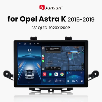 Junsun X7 MAX 13,1 “2K AI Voice Беспроводной CarPlay Android Auto Автомагнитола для Opel Astra K 2015-2019 Мультимедийное авторадио