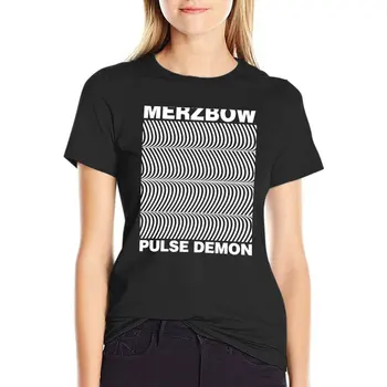 Merzbow - Футболка Pulse Demon оверсайз-футболка с кошачьими рубашками для женщин