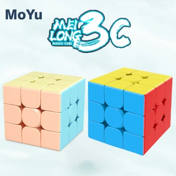 MOYU Meilong 3x3x3 Magic Cube Профессиональный Скоростной Куб 3 ×3 Meilong3C Marcaron Square Puzzle Развивающие Игрушки для Детей