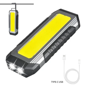 Pocketman COB LED Work Light, USB аварийный фонарь, лампа для автоматического обслуживания, фонарик с магнитным крючком, рабочая лампа, супер яркий