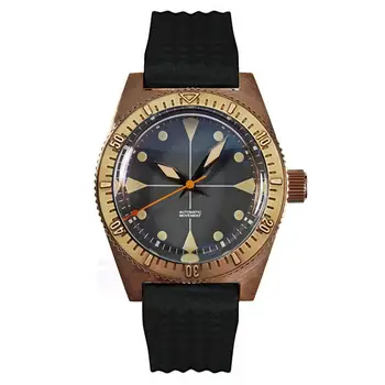 PROXIMA мужские автоматические механические часы, бронзовые мужские часы для дайвинга 200 м водонепроницаемые наручные часы C3 люминесцентные часы sapphire relogio