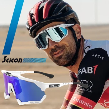 SCICON Bike Polarzied уличные велосипедные очки UV400 для вождения, рыбалки, бега MTB для мужчин и женщин, мотоциклетные фотохромные солнцезащитные очки