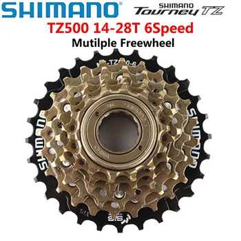 SHIMANO MF-TZ500 MF TZ500 6-ступенчатая кассета свободного хода 14-28 Т для MTB шоссейного велосипеда с 6 скоростями