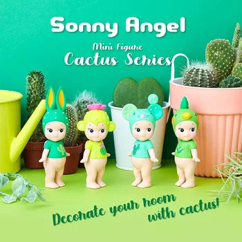 Sonny Angel 2020 Серия Cactus Коробка для слепых Коробка для сюрпризов Оригинальная фигурка Мультяшная Модель Коллекция Подарочных игрушек Милая Коллекция