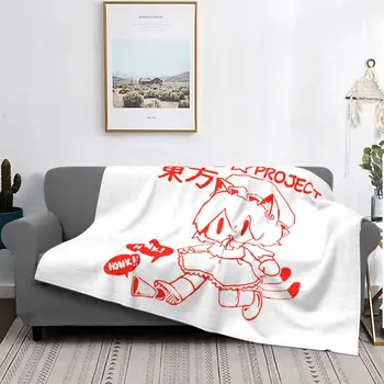 Touhou Project Аниме ЧЕН Фланелевые пледы Одеяло для дивана на открытом воздухе Супер Теплое одеяло для спальни