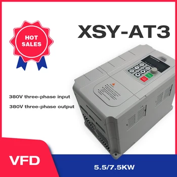 VFD AC 380V 4KW/5.5KW/7.5KW Частотно-регулируемый Привод 3-Фазный Регулятор Скорости Инверторный Двигатель VFD Инвертор pay ship