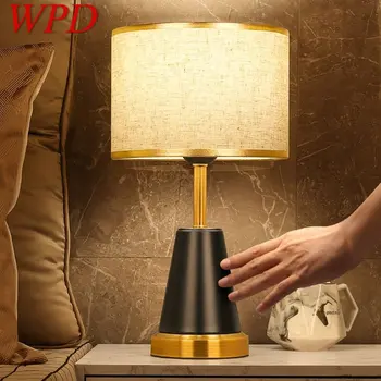 WPD Современная настольная лампа с сенсорным затемнением LED Креативный Простой модный прикроватный светильник для дома, гостиной, спальни