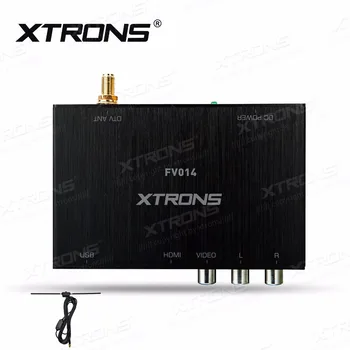 XTRONS FV014/Автомобильный Цифровой DVB-T/T2 Приемник Freeview TV Tuner /Тройной видеовыход / Видеомагнитофон / USB /Freeview HD